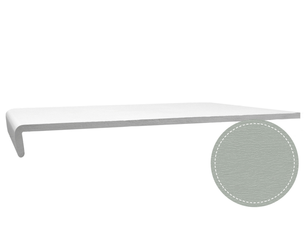 Bauprofilsystem HW 300 Hartschaumwinkel Silbergrau genarbt Nr. 715505-167 foliert 6000x300x9mm