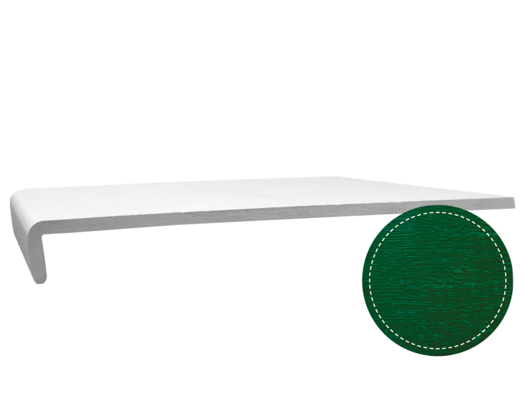 Bauprofilsystem HW 250 Hartschaumwinkel Tannengrün Nr. 612505 foliert 6000x250x9mm