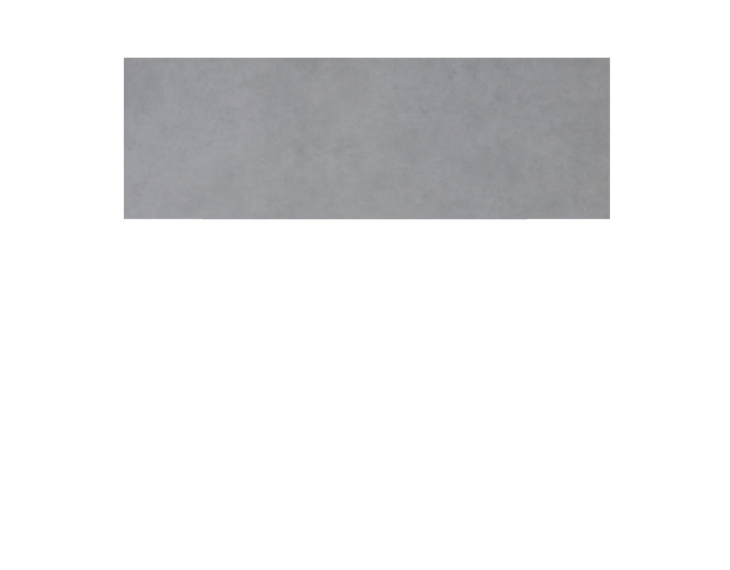 BOARD KERAMIK XL Einzelprofil Zement 180x60cm