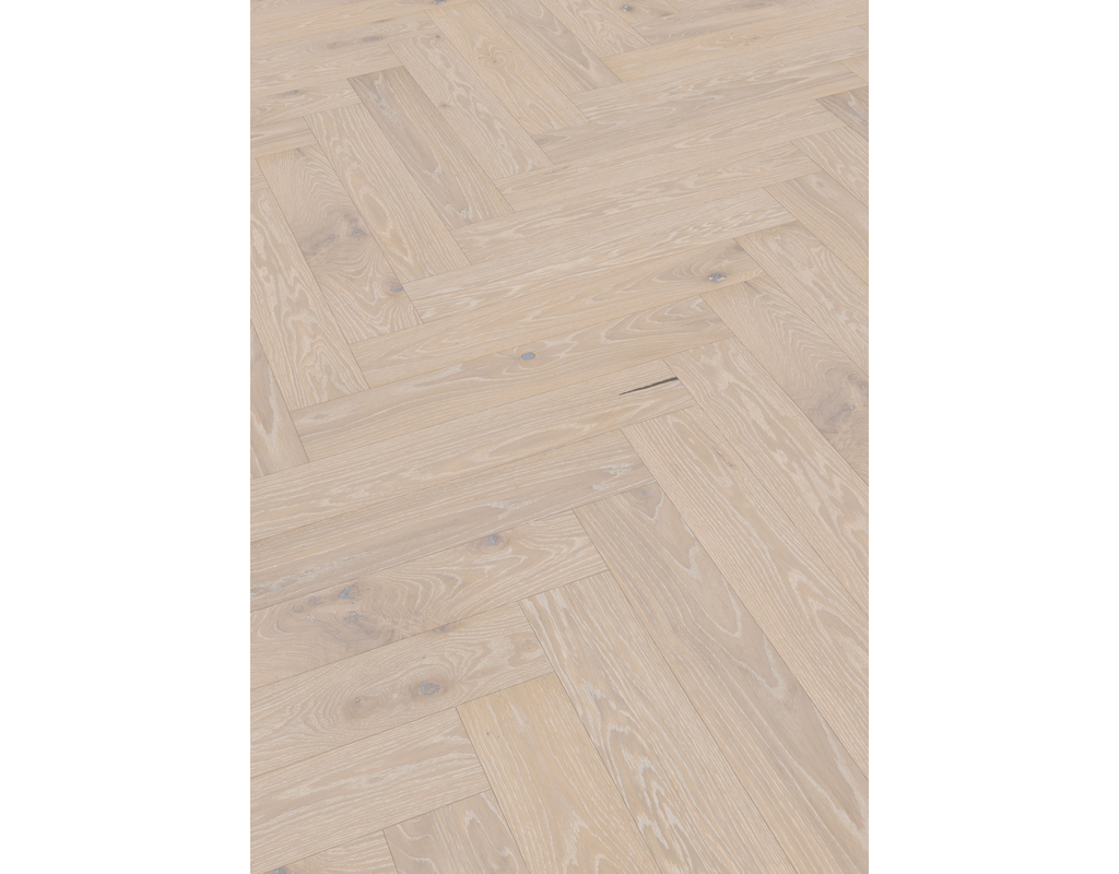 Parkett longlife PS 500 Eiche vital polarweiß gekälkt gebürstet naturgeölt