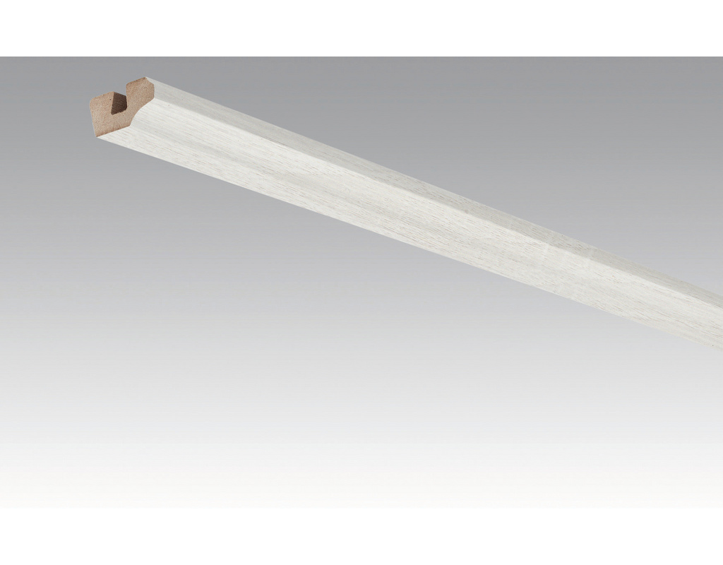 Deckenabschlussleiste Eiche weiß deckend