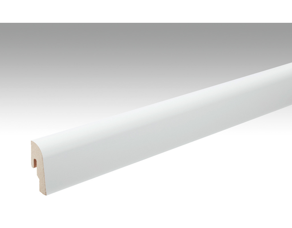 Dekor-Fußleiste Profil 2 PK 324 Uni weiß