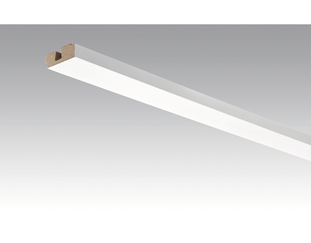 Vierkant-Deckenabschlussleiste 324 Uni weiß glänzend DF