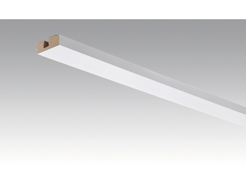 Vierkant-Deckenabschlussleiste 4084 Weiß Hochglanz