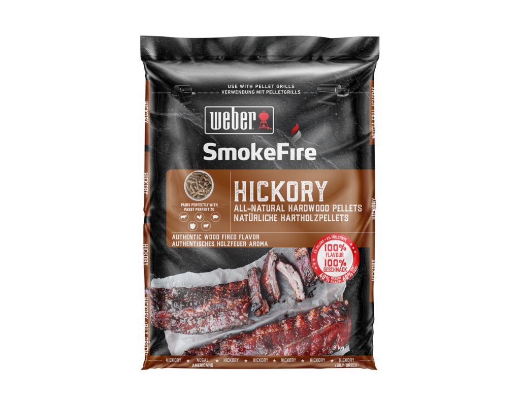 SmokeFire 100% natürliche Holzpellets Hickory