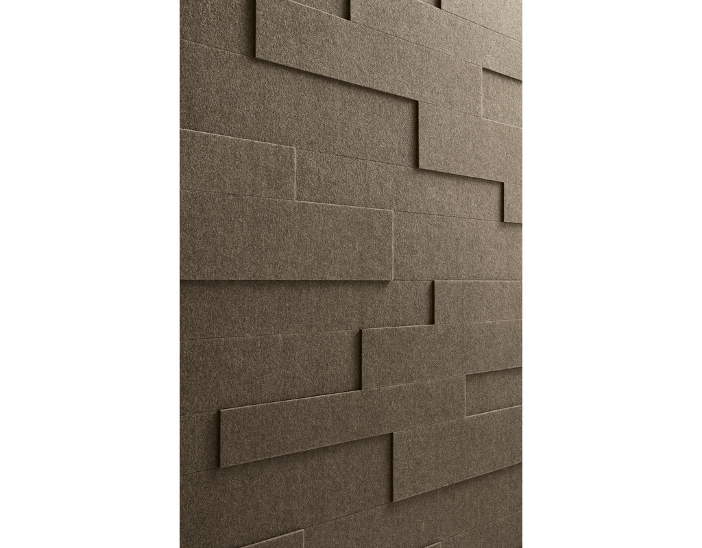 Wand & Decke|Systempaneele MeisterPaneele. style SP 800 840x300x14mm 4515 Filz terrabraun