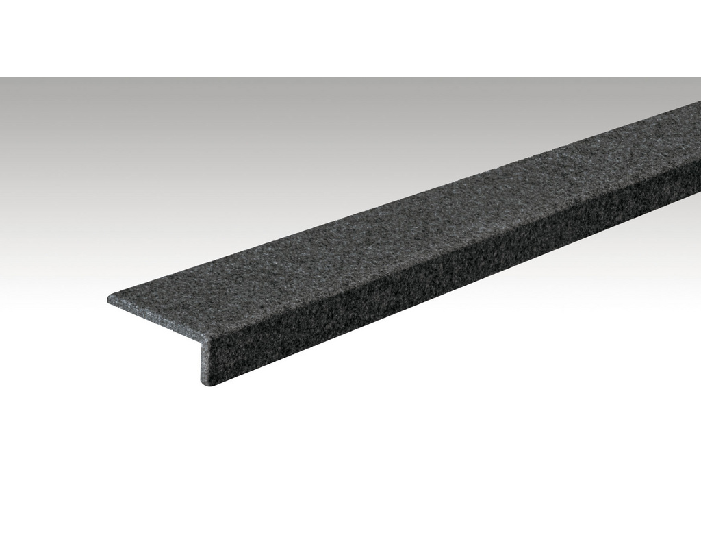 Filzprofile Winkelabdeckleiste 2000x22x60mm 4504 Filz schiefergrau