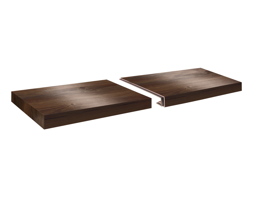 Treppenprofil Infinity extend mit Seitenabschluss Typ A1