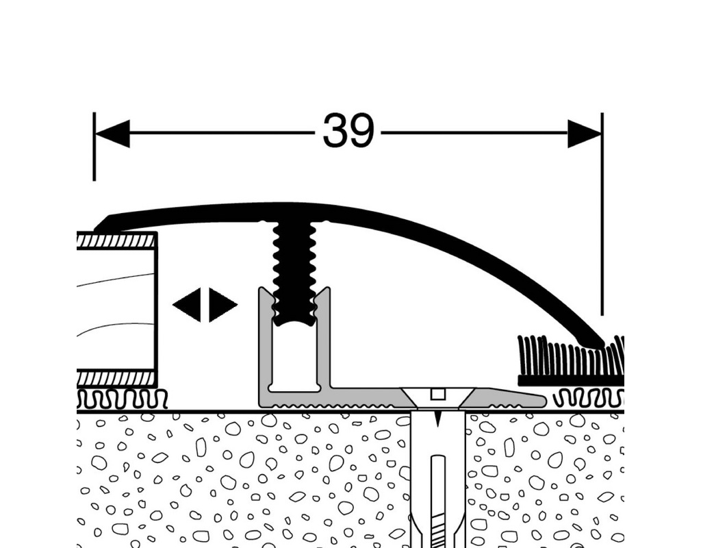 Anpassungsprofil Monoclip Typ 556/556 H