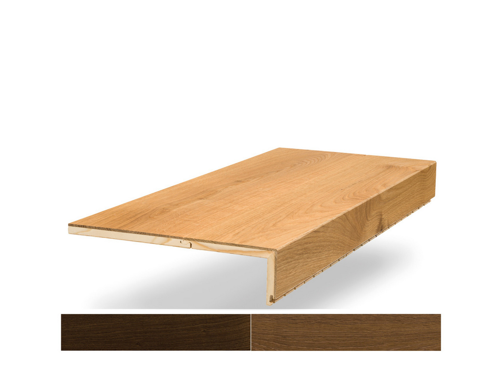 Formatplatte Modern SB gewendelte Stufe PG2 Bernsteineiche, Achateiche