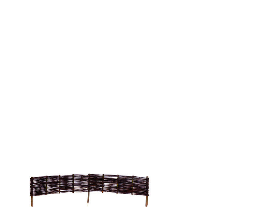 Weiden-Beetumrandung Amrum z. Einstecken 120x20/35cm AM10