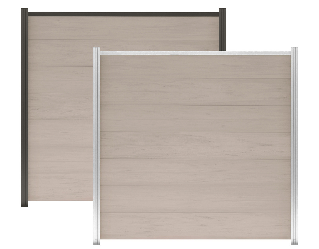 Steckzaunelement Ameland BPC Sand-Multicolor 180x180cm