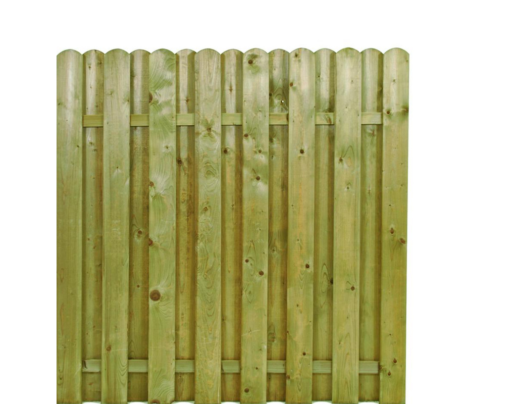 Bretterzaun Vario KDI gerade 180x180cm V180