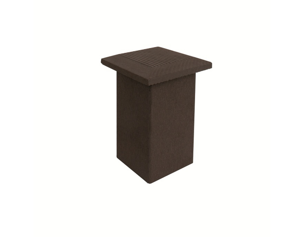 Keitum WPC Pfostenkappe schokobraun 12x12 cm KE40