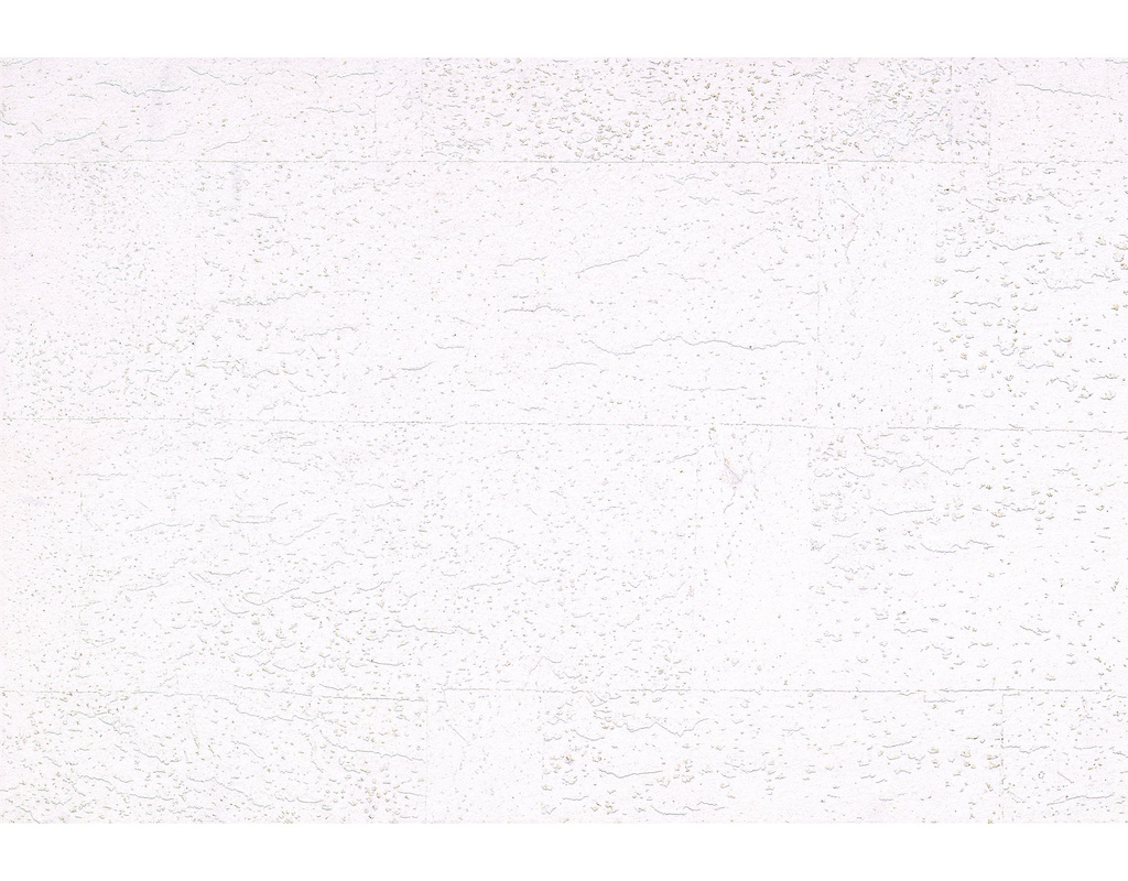 Wanddesign, Wandkork coloriert Paz Struktur, Schneeweiß 600x450x3mm