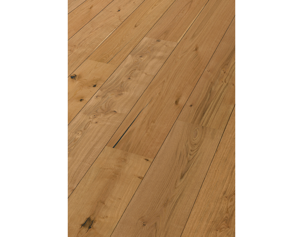 Lindura-Holzboden HD 400 2600x320x11mm 8915 Eiche authentic gebürstet ultramattlackiert