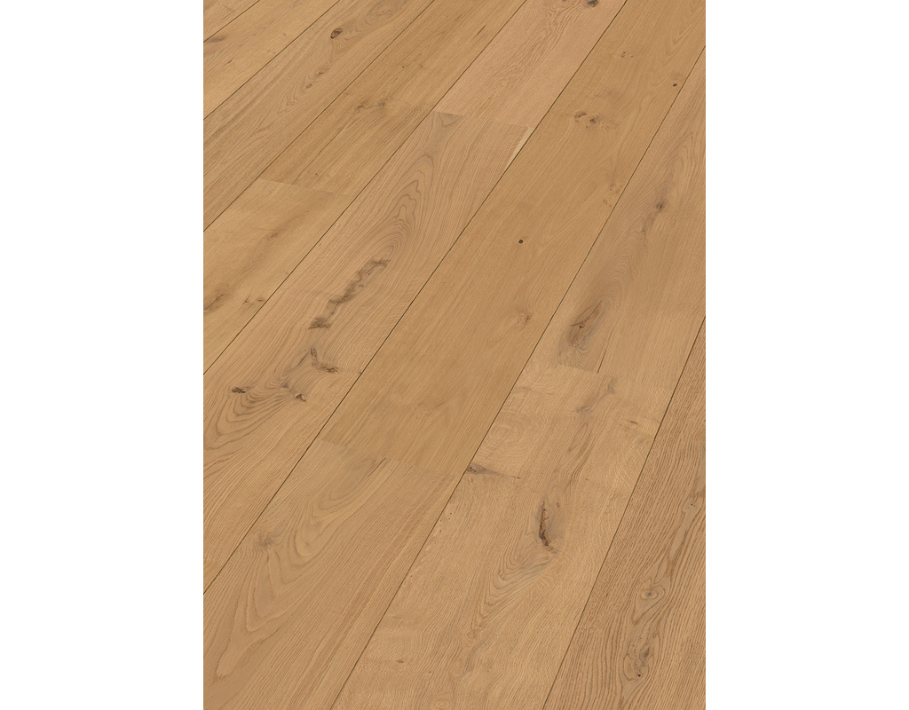 Lindura-Holzboden HD 400 2600x320x11mm 8921 Eiche authentic pure gebürstet ultramattlackiert