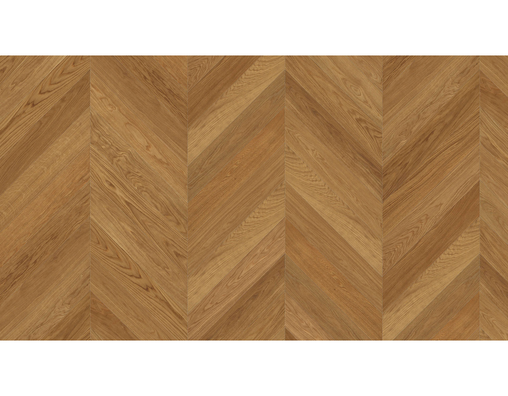 PARKETTMANUFAKTUR NF Chevron 4V Eiche Selectiv str. oleovera 45 Grad 740x140x10mm