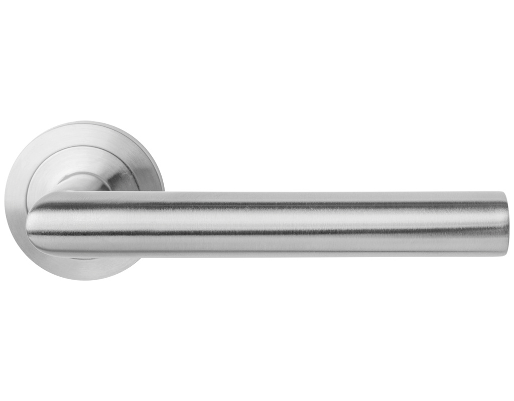 Ferrara Rosettengarnitur Edelstahl matt