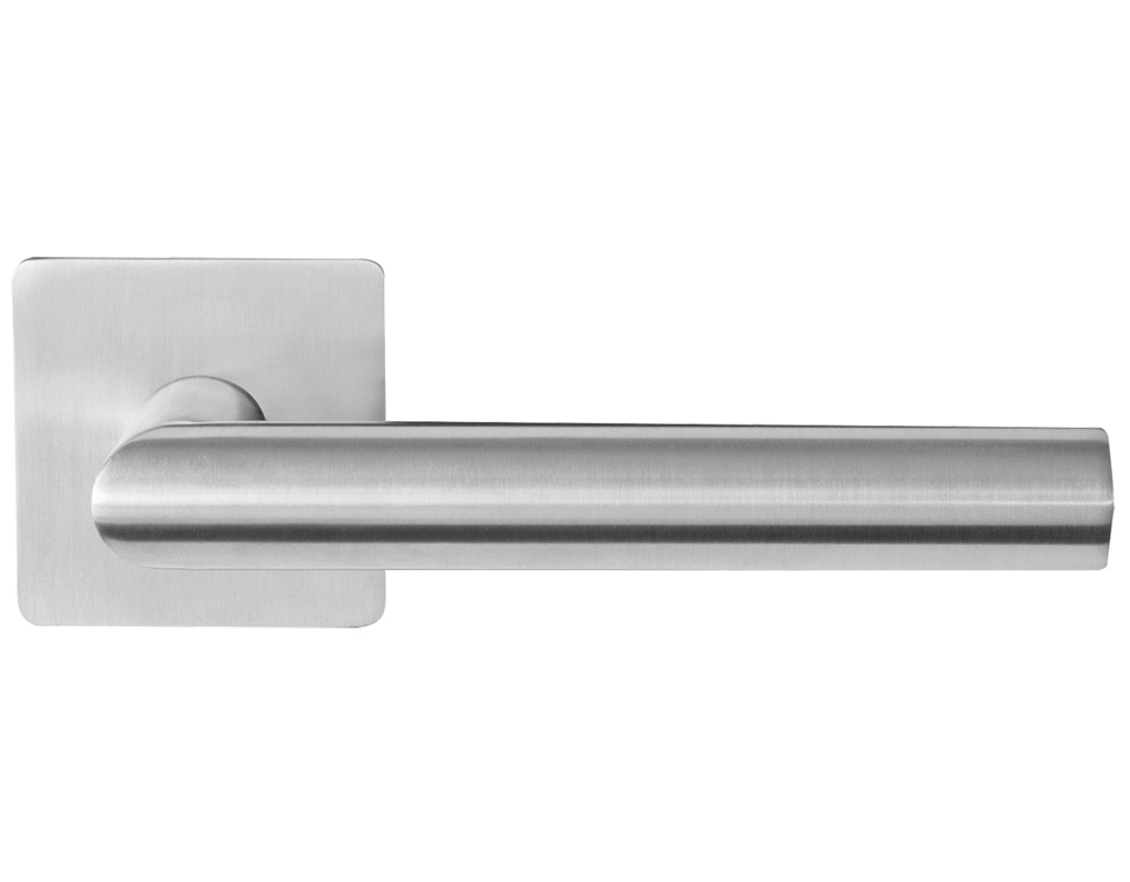 Ferrara Rosettengarnitur Edelstahl matt