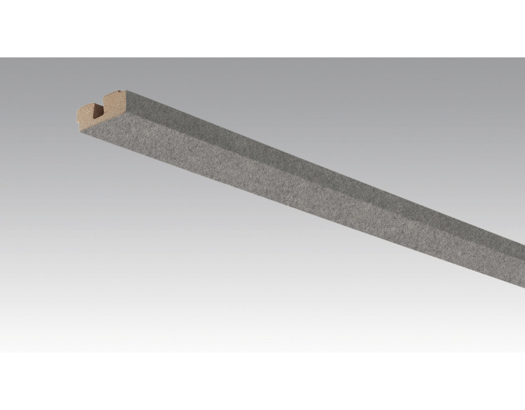 Vierkant-Deckenabschlussleiste 2380x15x40mm 20105 Vlies grau
