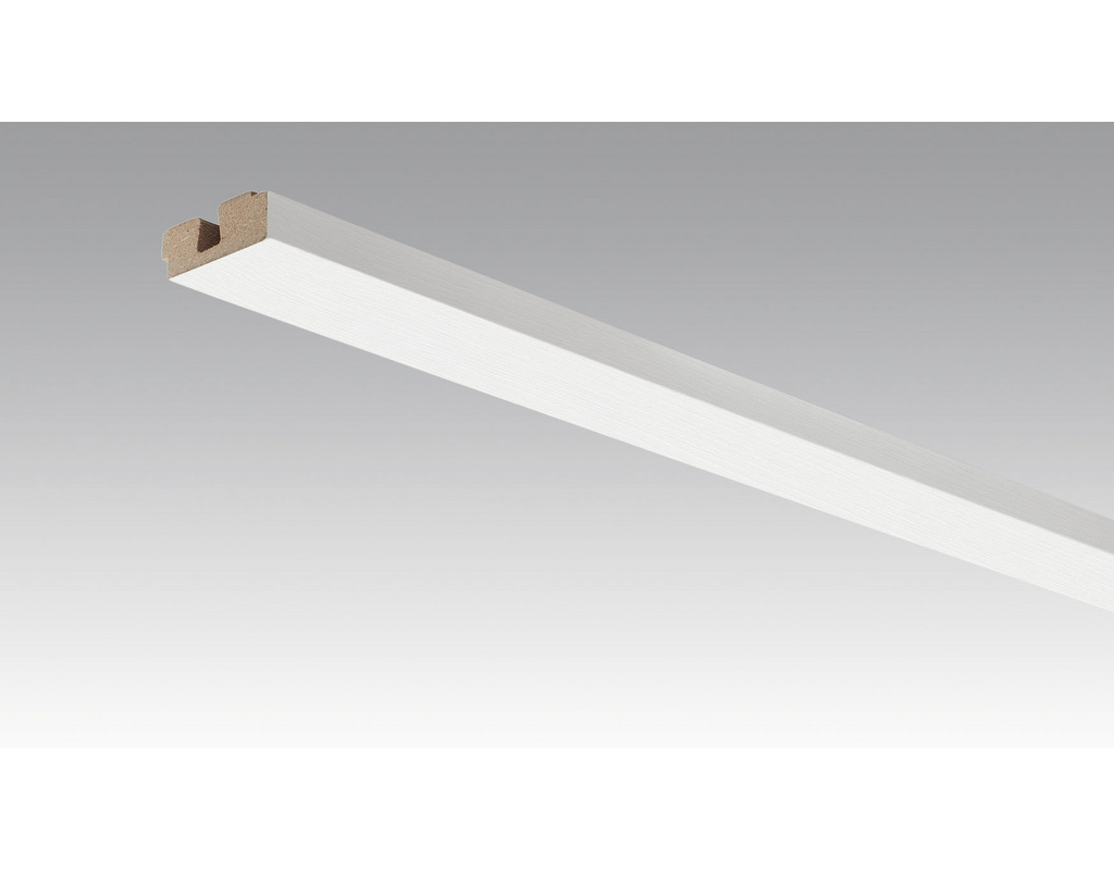 Vierkant-Deckenabschlussleiste 2380x15x40mm 20103 Softwood weiß