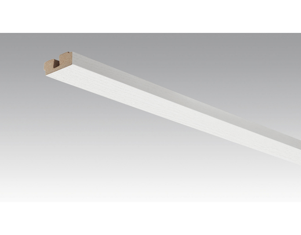 Vierkant-Deckenabschlussleiste 2380x15x40mm 20098 White ash