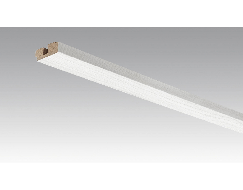 Vierkant-Deckenabschlussleiste 2380x15x40mm 20106 White wood
