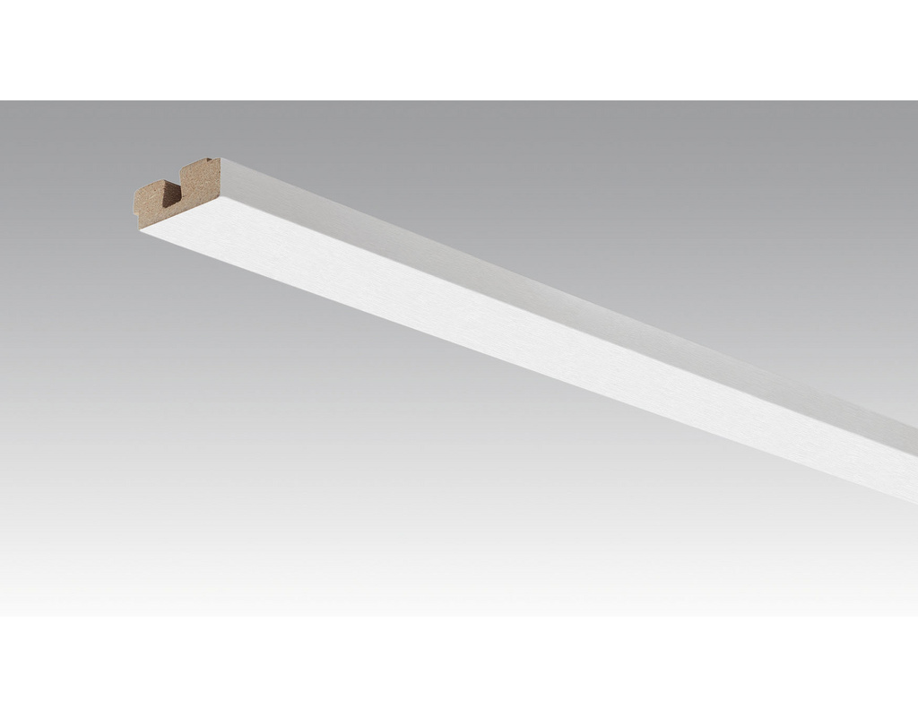 Vierkant-Deckenabschlussleiste 2380x15x40mm 20096 Polar white