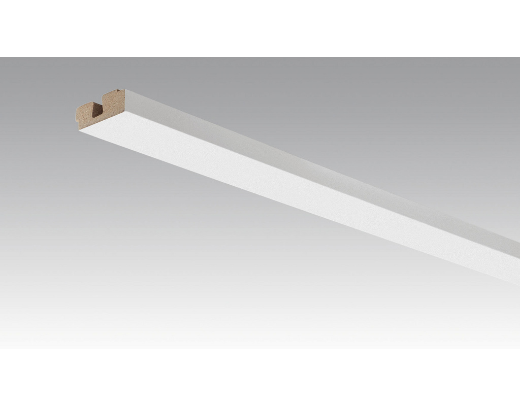Vierkant-Deckenabschlussleiste 2380x15x40mm 20097 White pearl