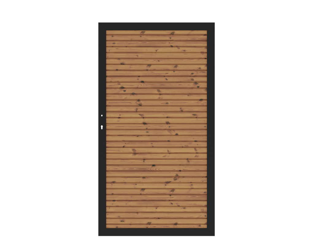SYSTEM NEO Thermo-Holz Tor Anthr.-Rahmen 180x98cm