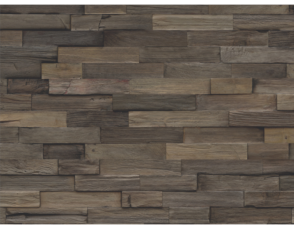 Holzwandbelag Teak DA52050CH Charred 20x500x200mm