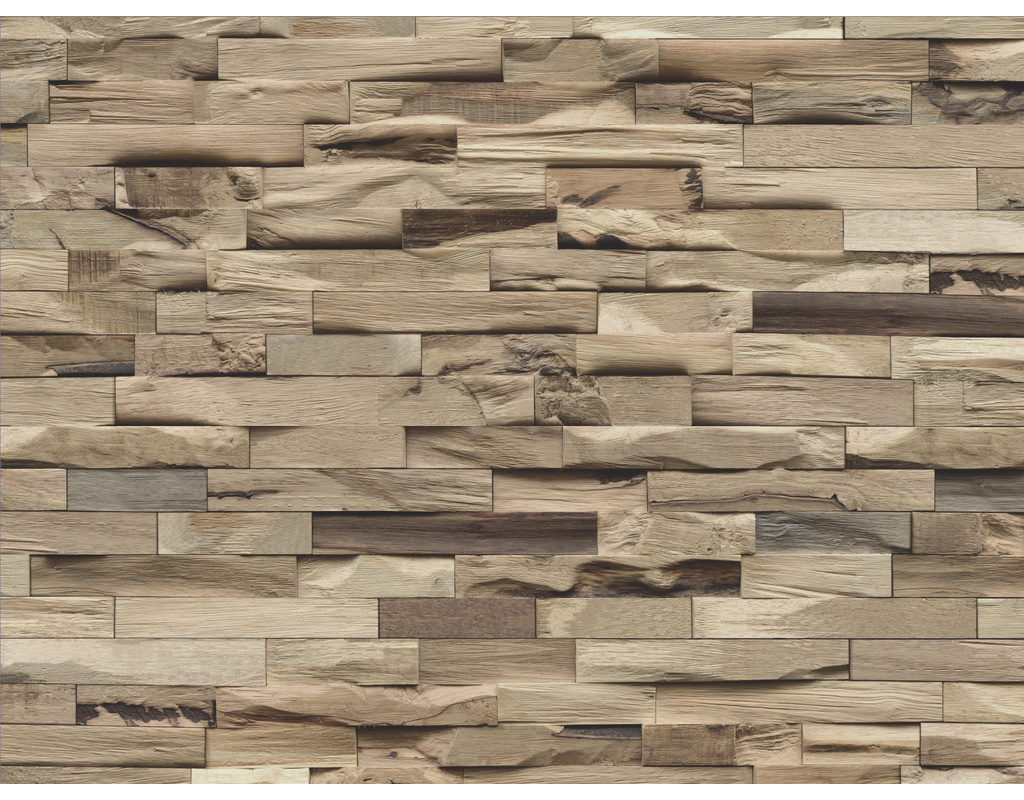 Holzwandbelag Gummibaum BWH00N Natur 20x610x150mm