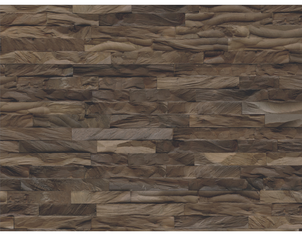 Holzwandbelag Teak DW1949AB Ancient brown 20x610x150mm
