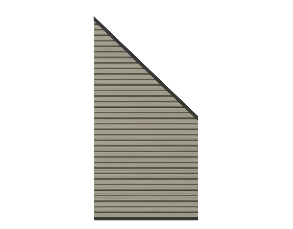 SYSTEM NEO Platinum Zaun-Anschluss taupe-grau
