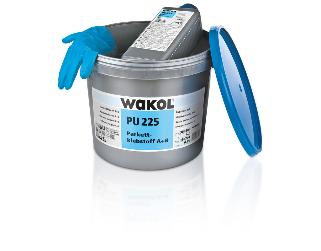 PU 225 Parkettklebstoff Komponente A 6kg + B 0,75kg