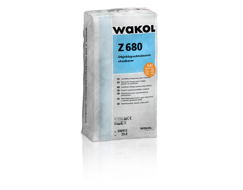 Z 680 Objektspachtelmasse, staubarm 25kg