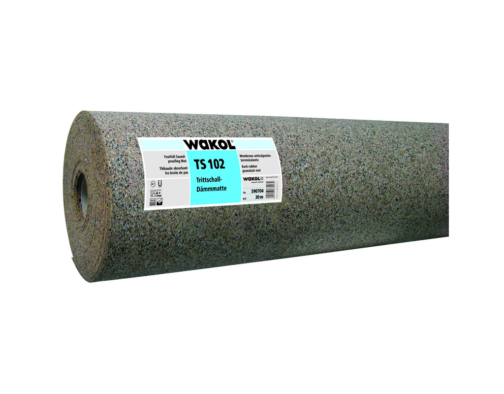 TS 102 Trittschall-Dämmmatte 2mm, 30m²