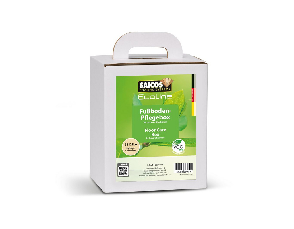 Ecoline Fußboden-Pflegebox für lackierte Oberflächen