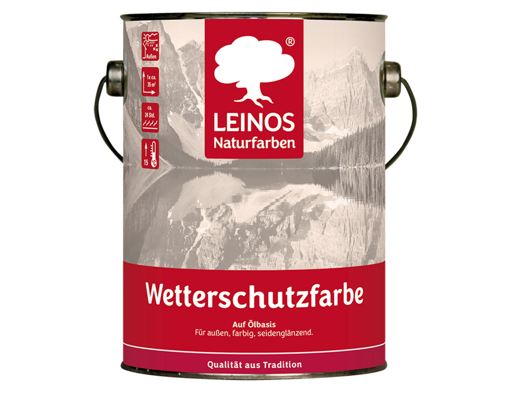 Wetterschutzfarbe auf Ölbasis