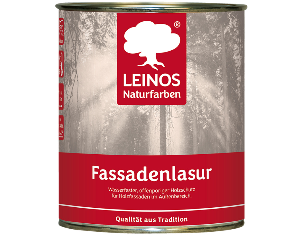 Fassadenlasur Silbergrau
