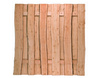 Vorschau: JÜTLAND-Zaunelement Lärche, 180x180 cm sägerau, mit Baumkante