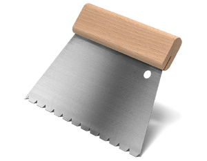 Spezialzahnspachtel für 3-Schicht-Parkett (L) Spezialzahnspachtel für 3-Schicht-Parkett (L)