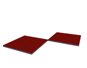 WINNETOO Fallschutzmatte (1 Stück) 50x50x2,5cm WINNETOO Fallschutzmatte (1 Stück) 50x50x2,5cm