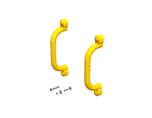 WINNETOO Haltegriff gelb (2er-Set), Kappen rot WINNETOO Haltegriff gelb (2er-Set), Kappen rot