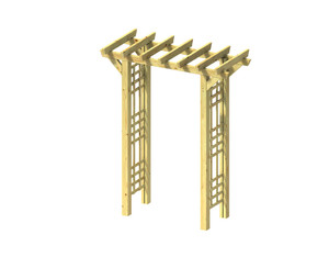 ENTRADA Gartenportal (Pfosten 9 x 9 cm) ENTRADA Gartenportal (Pfosten 9 x 9 cm)