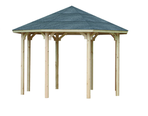 Pavillon Kreta 8 XL: Grundbauset 406x406cm Pavillon Kreta 8 XL: Grundbauset 406x406cm