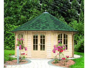 Pavillon Palermo 4.5 grün-schwarz 453,9x453,9cm Pavillon Palermo 4.5 grün-schwarz 453,9x453,9cm