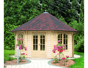 Pavillon Palermo 4.5 rot-schwarz 453,9x453,9cm Pavillon Palermo 4.5 rot-schwarz 453,9x453,9cm
