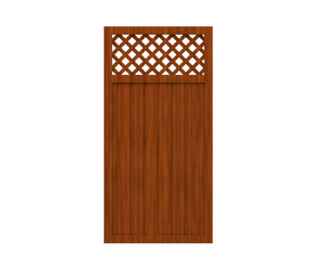 LONGLIFE RIVA mit Gitter gerade braun (90x180cm)